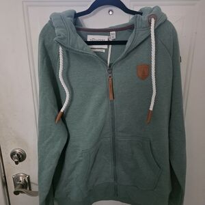 NWT Wanakome Hera Full Zip Hoodie Sage XXL